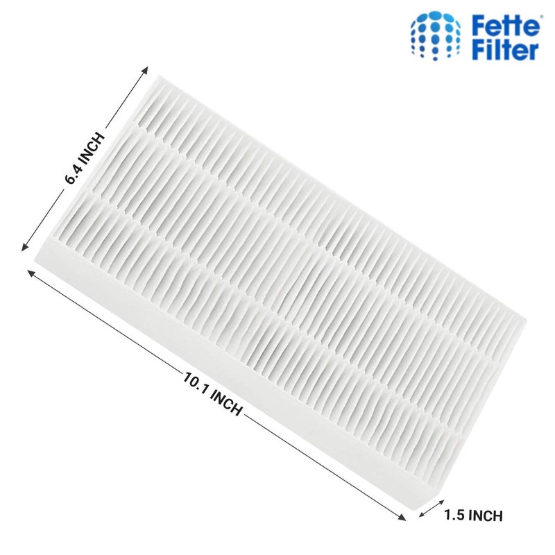 Fette Filter - Replacement Filter U Compatible with Honeywell Clean U Filter HRF201B and Febreze FRF102B For HHT270, HHT290 & Febreze FHT170, FHT180, FHT190 - Pack of 4 - Image 2